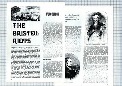 (6173) The Bristol Riots Sir Charles Wetherell Lord John Russell - 1970 Article