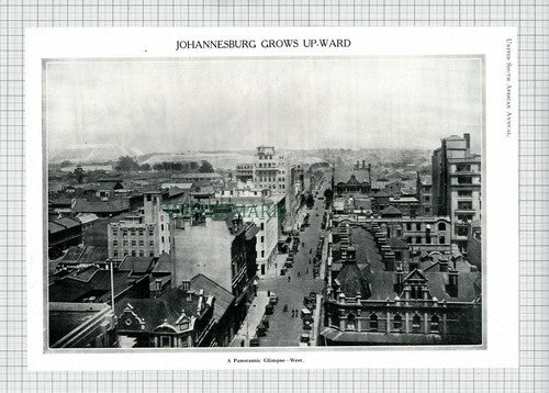 X1842) SOUTH AFRICA Johannesburg - 1932 Cutting / Print