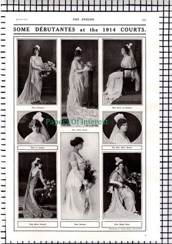 Elsie Cross Madge Rose Doris Kitson Doris de Halpert Katie Stewart - 1914 Page
