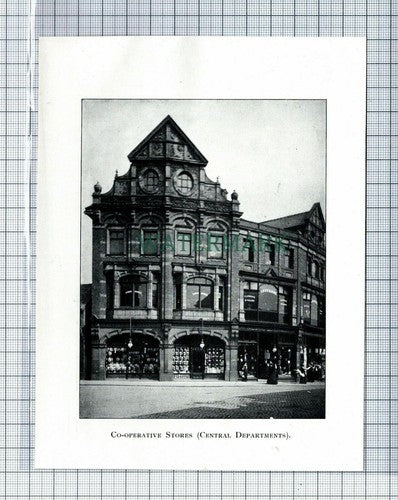 C4409) PRESTON Co-Operative Stores - 1902 Book Print