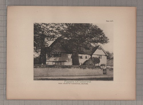 Milford Surrey Farmhouse - c.1908 Print