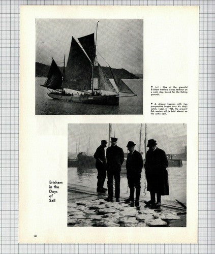 (6498) Brixham Devon Trawlers Boats - 1967 Article