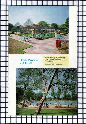 C6584) Pickering Park West Park Hull - 1971 Cutting