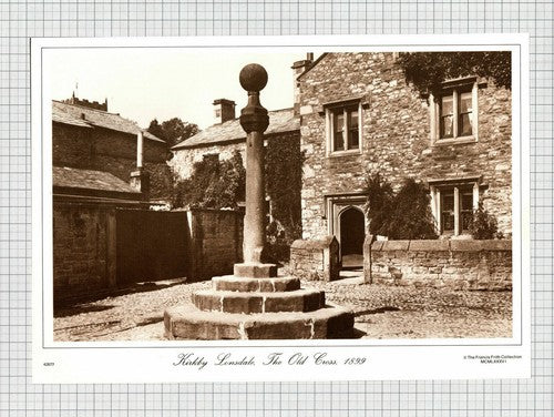 Kirkby Lonsdale The Old Cross - Print