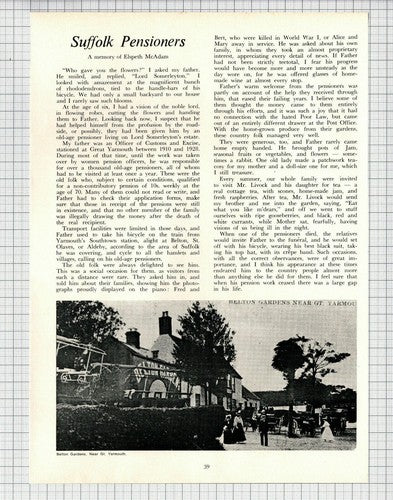 (6124) Elspeth McAdam Suffolk Livock Belton - 1974 Article