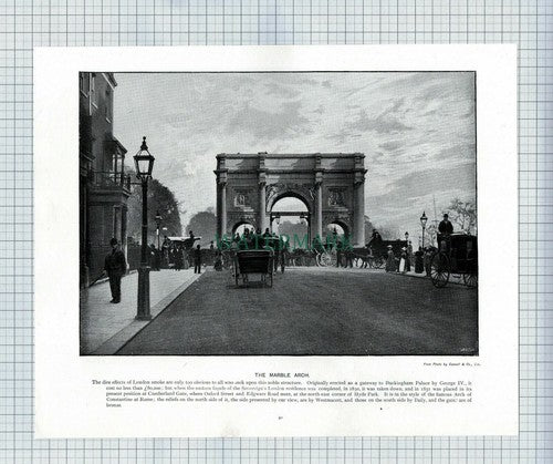 X1889) Twickenham Ferry / Marble Arch - c.1900 Book Print