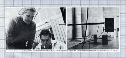 Anthony Caro & Charles Hendy Early One Morning Artist - 1966 Clipping