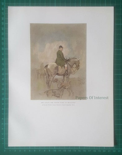 The 9th Duke Of Beaufort Hunt Foxhunting - c.1930s Article
