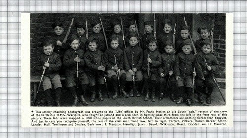 Louth British School Lincolnshire Frank Hosier Smalley Maudron Goodall - Cutting