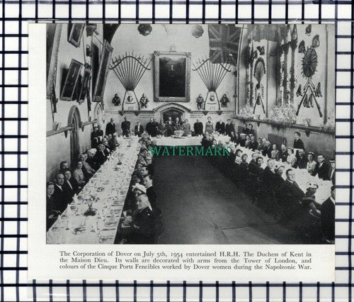 C7042) The Corporation Of Dover Maison Dieu - 1957 Cutting