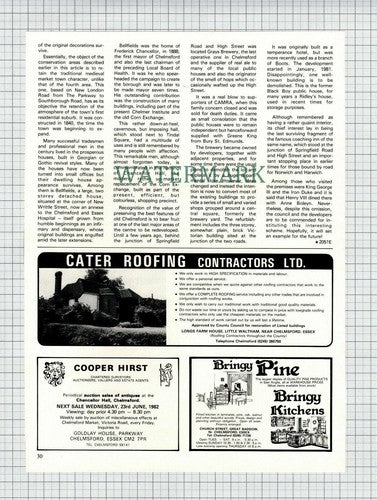 Chelmsford Essex - 1982 Article / Print
