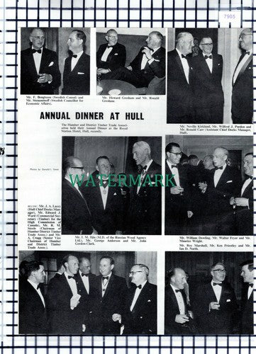 (7905) Humber & District Timber Trade Howard Gresham Purdon Iljin- 1965 Cutting
