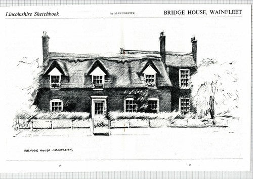 Bridge House Wainfleet Lincolnshire - 1978 Magazine Illustration