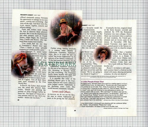 (8541) Renoir Luncheon Of The Boating Party Story - 1997 Article