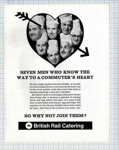 (5601) British Rail Catering Clacton Griddle - Advert 1966