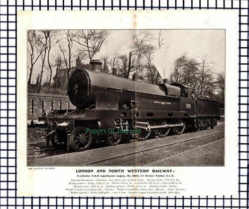(6661) London & North Western Railway Engine No 2204 Sir Herbert Walker - 1917
