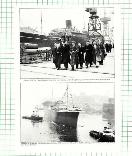 VIRGINIA Ship Furness Shipyard Haverton Hill SAN EDMUNDO Eagle Tanker- Clipping