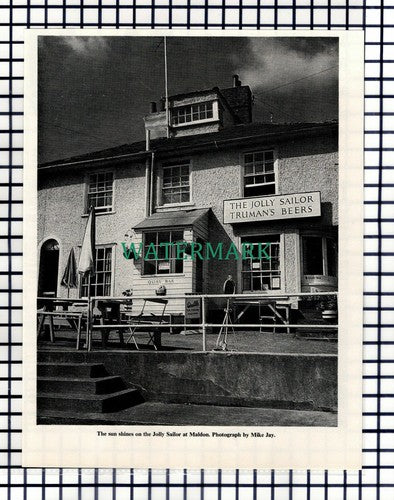 (8300) Jolly Sailor Pub Maldon Essex - 1967 Cutting