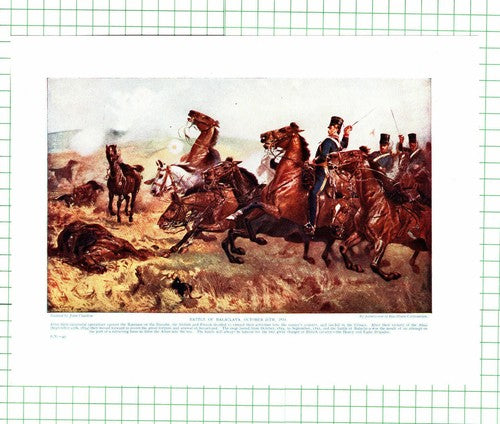 Battle of Balaclava John Charlton - c.1930s Print