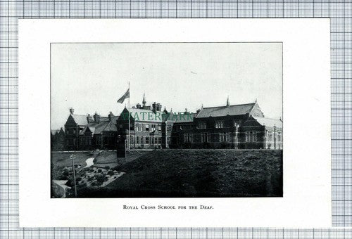 C6305) PRESTON Royal Cross School For The Deaf - 1902 Book Print