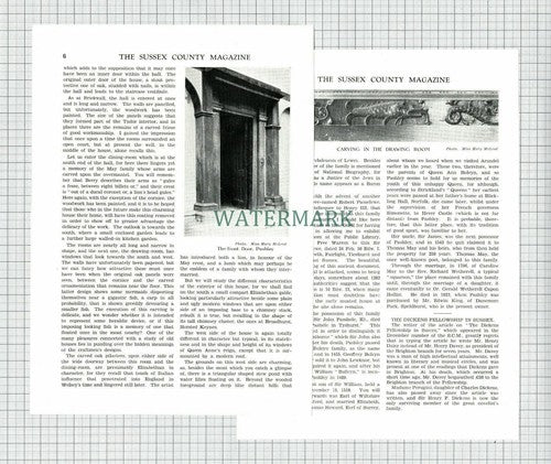 Pashley Manor Ticehurst Sussex - 1930 Article