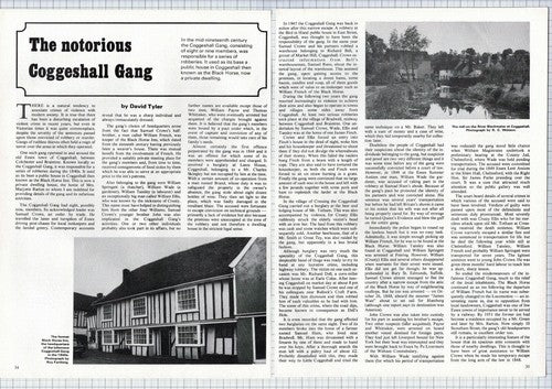 The Black Horse Inn Coggeshall Essex Gang Marjorie Barton - 1979 Article