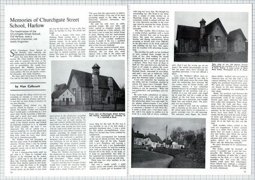 Churchgate Street School Harlow Essex Clive Jenkins Webber - 1974 Article