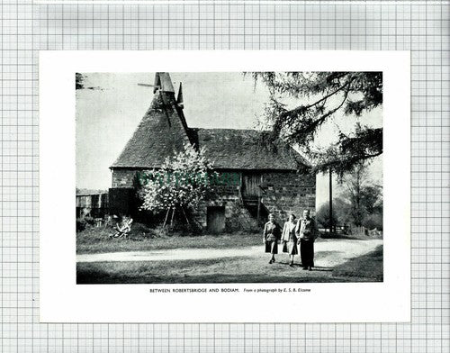 (6850) Oast House Between Robertsbridge And Bodiam - 1954 Cutting