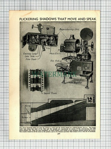 How A Talking Picture Theatre Works - 1936 Cutting