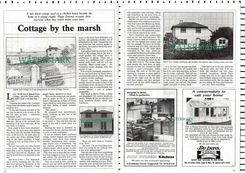 Marsh Farm Cottage Essex Tom Whymark - 1988 Article