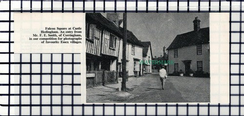 C7293) Falcon Square Castle Hedingham - 1967 Cutting