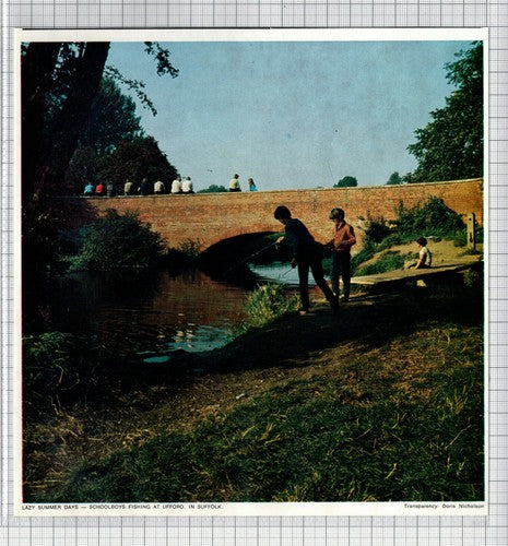 (6126) Ufford Suffolk Fishing - 1974 Clip