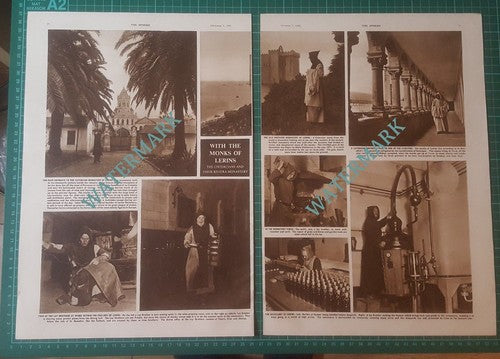 The Cistercian Monastery Of Lerins Monks France - 1950 Article