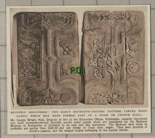 (C562) George Wright Hall National Museum Antiquities Scotland - 1949 Clip