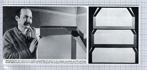 Richard Smith Artist Pocket1965 - 1966 News Clipping