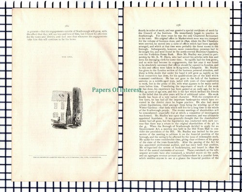(6568) Charles E Bradley Scarborough - 1901 Article