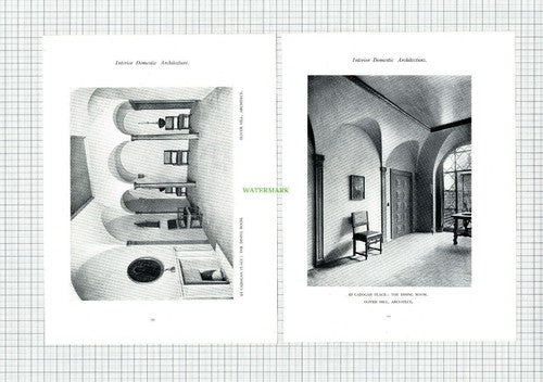 CADOGEN PLACE Oliver Hill Architect 6-Side Book Prints - 1926