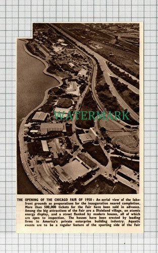 C2827) Chicago Fair Opening USA - 1950 Clip