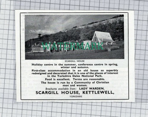 (C624) Scargill House Kettlewell Yorkshire - c.1960s Clip