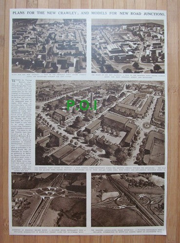 (X111) Plans For New Crawley Sir Thomas Crawley - 1948 Clip