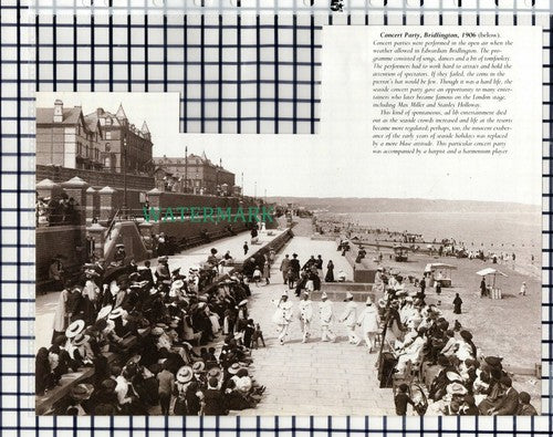 (7862) Concert Party Bridlington - 1980s Cutting
