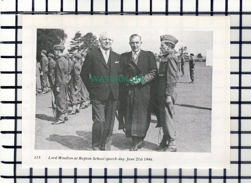 C7260) Lord Woolton Repton School - c.1960s SMALL Cutting