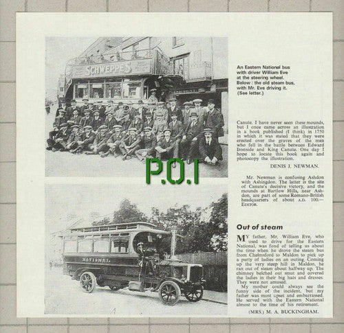 (5203) Eastern National Bus Maldon Essex Mr William Eve Buckingham - 1970 Clip