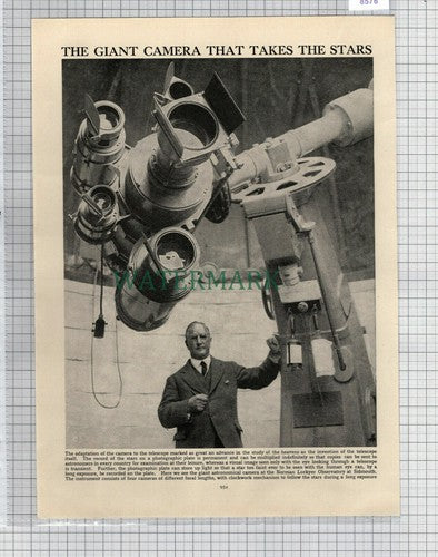 (8576) Norman Lockyer Observatory Sidmouth Telescope - c.1950s