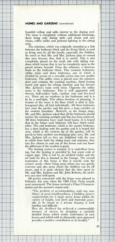 Manor Close Lincoln Mr & Mrs J B Jackson - 1967 Magazine Article