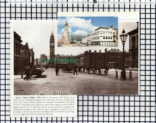 (7856)) Queen's Square Belfast - 1980s Cutting