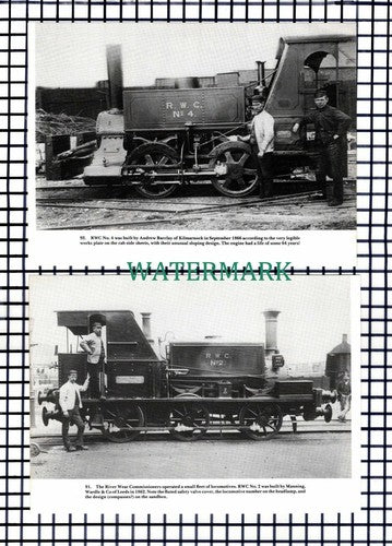 (8367) River Wear Commissioners RWC Railway Engines - Two Cuttings