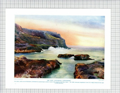 Castlerock Londonderry Ireland M C Green - c.1930s Print