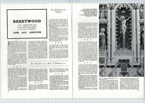 (5780) Brentwood Essex Mascalls Lane Heron Hall - c.1968 Article