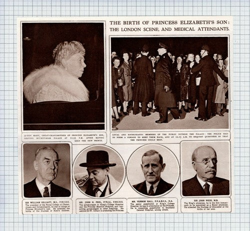 Sir William Gilliatt Sir John Peel Vernon Hall Sir John Weir -1948 News Clipping